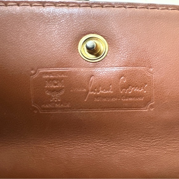 MCM Tan Monogram Coin Pouch - Picture 8 of 8